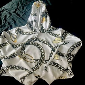 women’s nike cropped sweater size xs